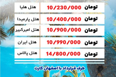 تور کیش از تهران